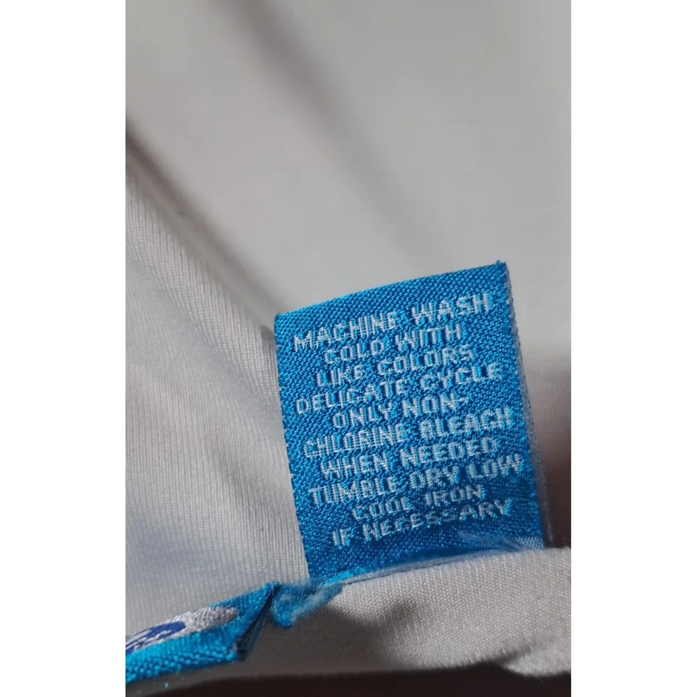 Merona Mens Y2K Blue Geometric Print Swim‎ Trunks Size Small 28-30 Board Shorts